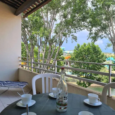 Spacieux Studio-cabine Avec Mezzanine, Terrasse Et Piscine Commune - Cap D'agde - Fr-1-249-395 Apartman